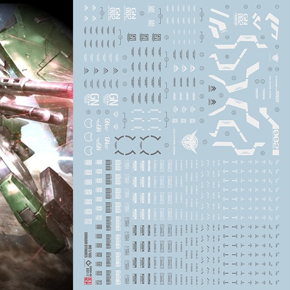 Decal nước cho mô hình lắp ráp MG Dynames Gundam