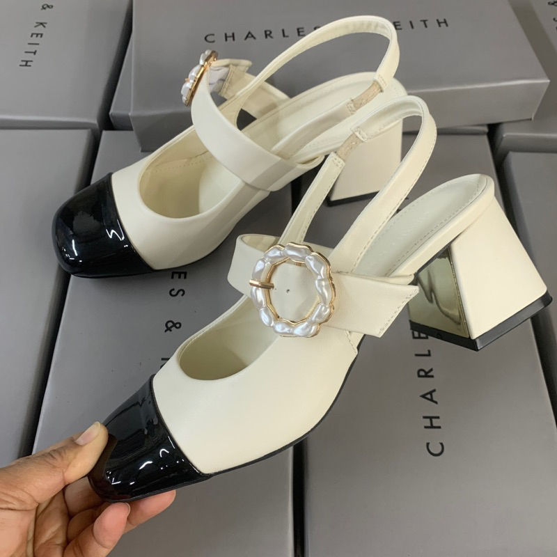 Giày C K 5cm kèm hộpp