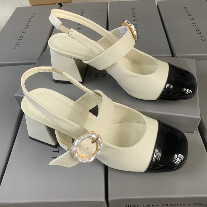 Giày C K 5cm kèm hộpp