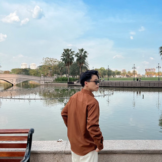 áo sơ mi tay dài basic, form suông phong cách hàn quốc
