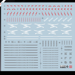 Đề can - Decal nước cho mô hình lắp ráp MG Maneuver Striker