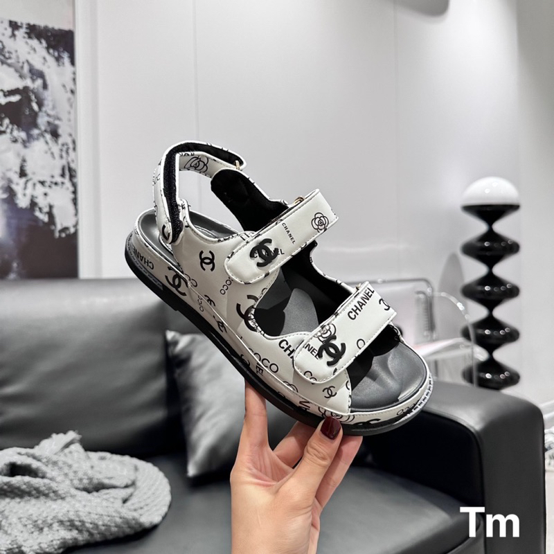 Sandal Chann Neo Hoạ Tiết Chữ Full Size 35-39  -  By Anh Dinh Phuong