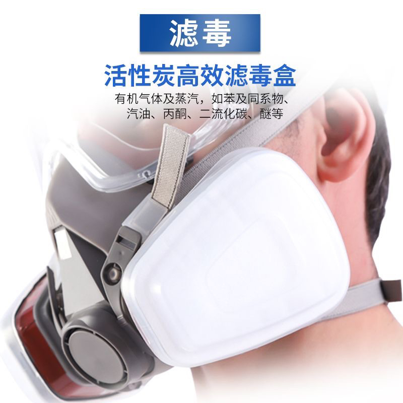 MẶT NẠ PHÒNG ĐỘC CHỐNG NGẠT KHÓI 6200 - CÁO ĐEO NƠ