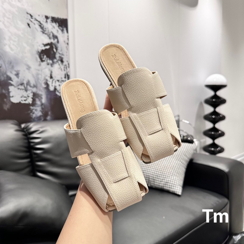 Sục Đan Kem Nâu Full Size 35-39  -  By Anh Dinh Phuong