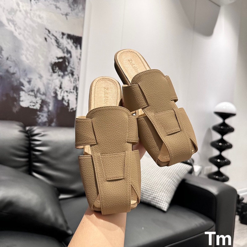 Sục Đan Kem Nâu Full Size 35-39  -  By Anh Dinh Phuong