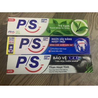 Kem đánh răng p/s than hoạt tính,ngừa sâu răng,trà xanh,bảo vệ 180g
