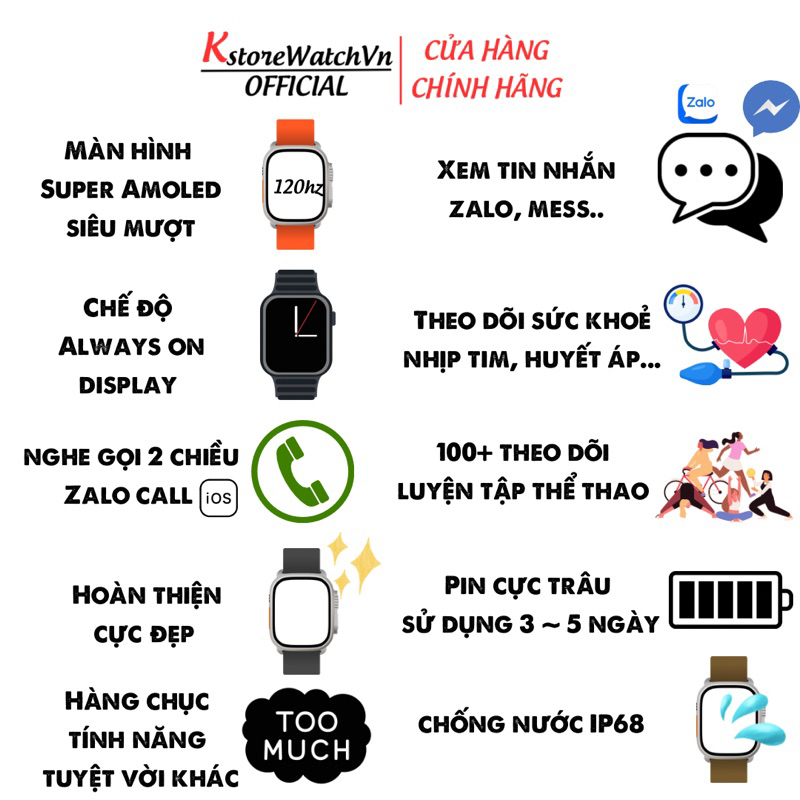 Đồng Hồ Thông Minh Hello Watch 3 Plus Ultra Bộ Nhớ 4Gb Tải Nhạc Mp3 Kết Nối Tai Nghe Đồng Bộ 500 Danh Bạ KstoreWatchVn