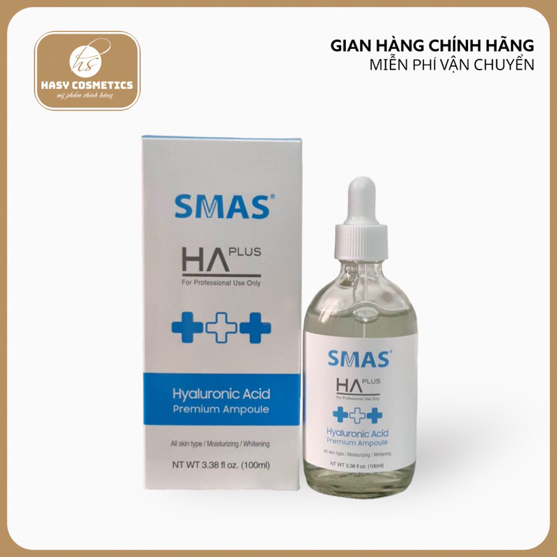Smas HA plus / SMAS HA serum cấp ẩm chai 100ml