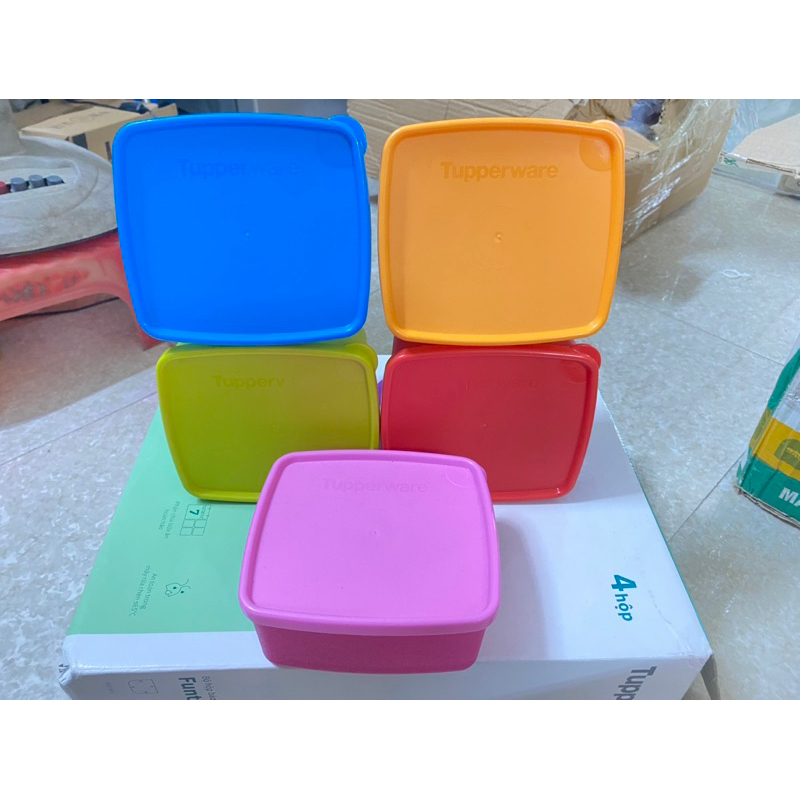 Set 5h dung tích 400ml bảo quản thực phẩm ngăn mát kín mùi, tươi lâu