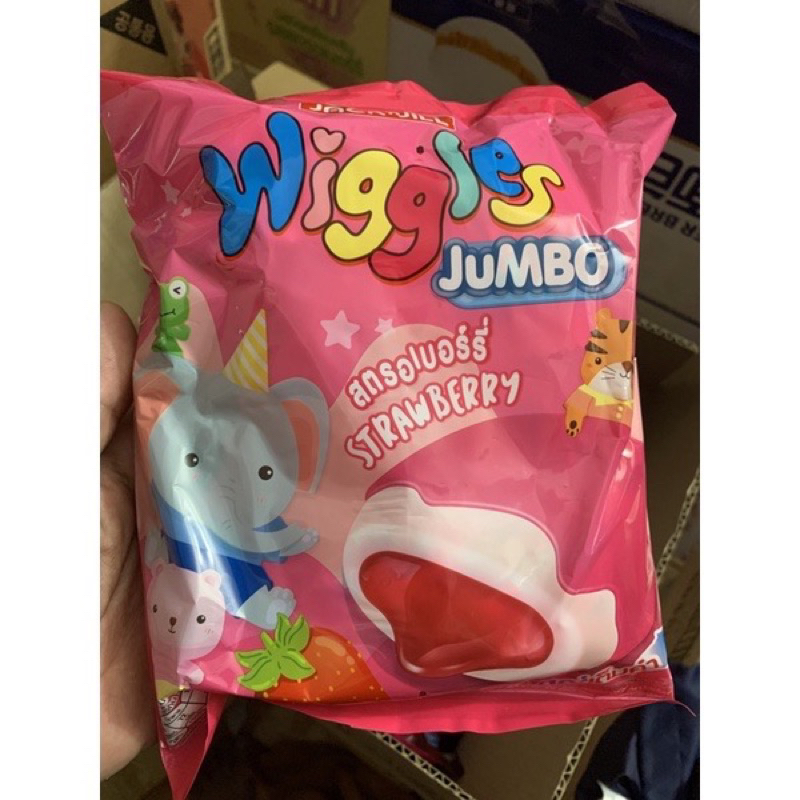 Kẹo Wiggles Jumbo Thái Lan, kẹo dẻo marshmallow gói 144g