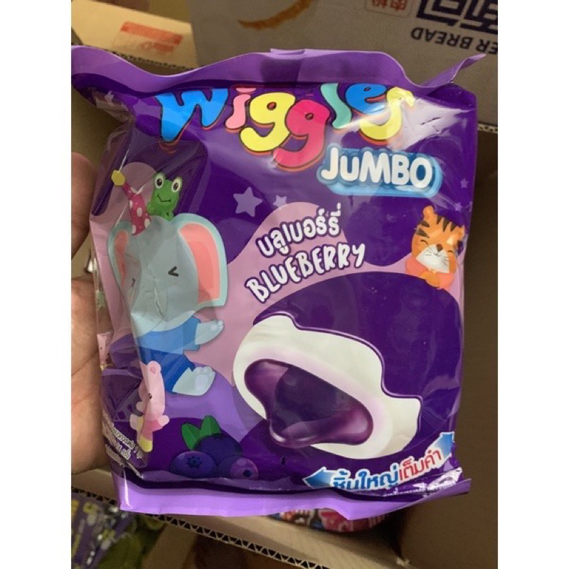 Kẹo Wiggles Jumbo Thái Lan, kẹo dẻo marshmallow gói 144g