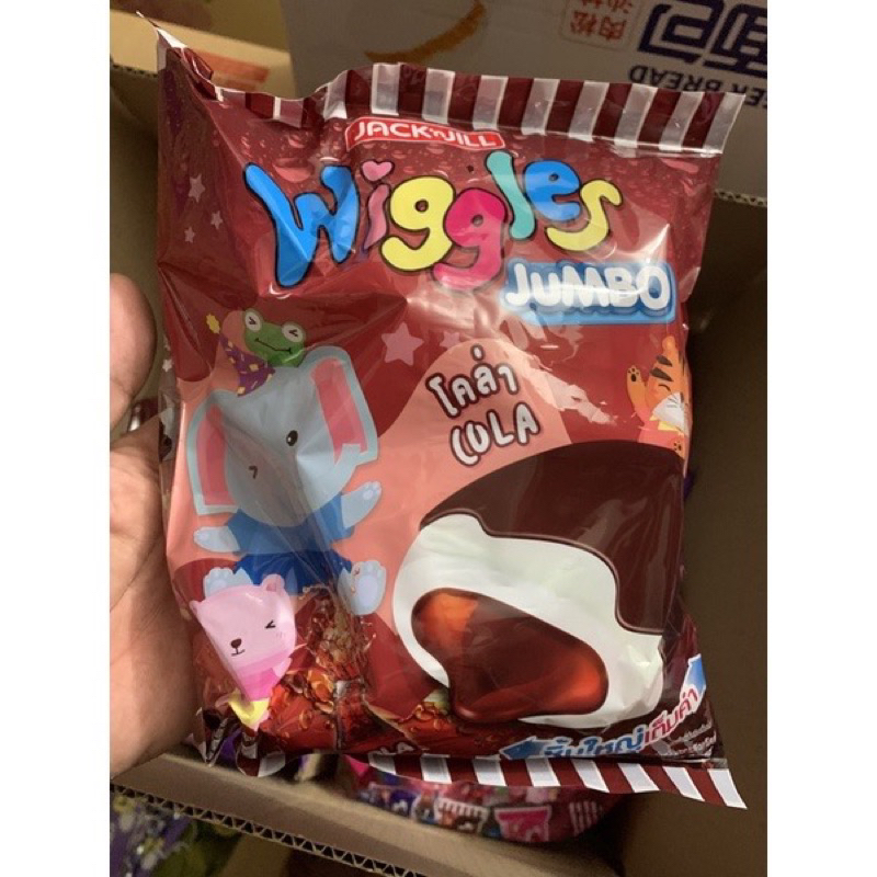 Kẹo Wiggles Jumbo Thái Lan, kẹo dẻo marshmallow gói 144g