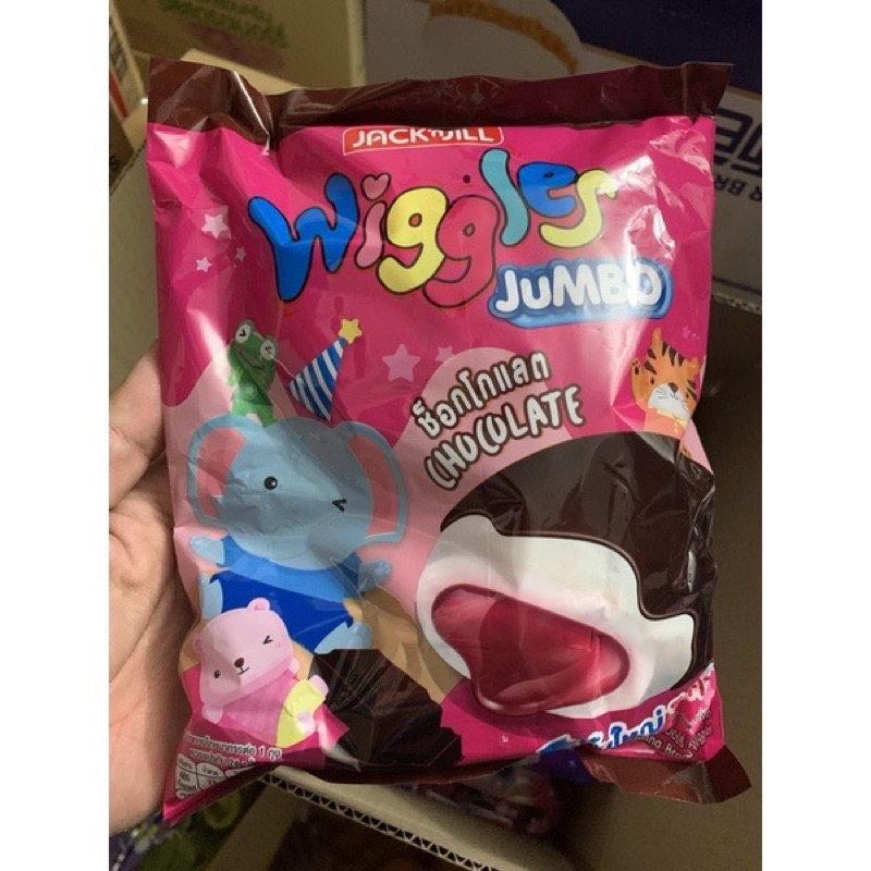 Kẹo Wiggles Jumbo Thái Lan, kẹo dẻo marshmallow gói 144g