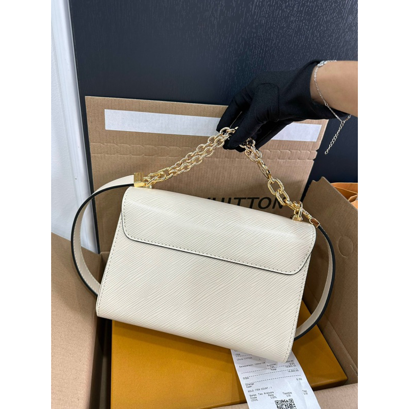 Túi Eovi Twist charm da tăm đỉnh cao full2box size 24cm tag vàng charm xinh W266-24