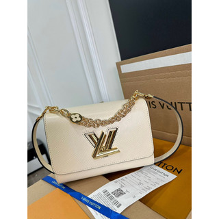 Túi Eovi Twist charm da tăm đỉnh cao full2box size 24cm tag vàng charm xinh W266-24