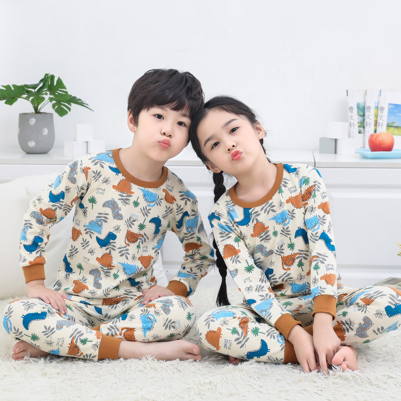 Bộ thu đông dài tay bé trai bé gái FAMBY đồ bộ ngủ giữ ấm cotton thu đông size cho bé 13-40kg