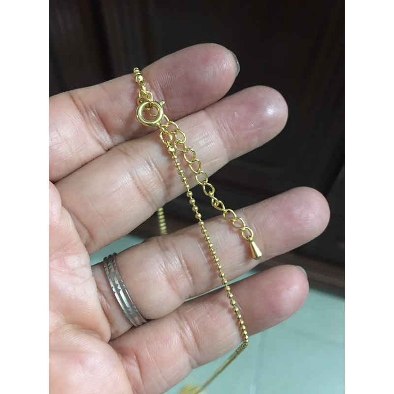 Dây chuyền mặt đá vàng hình quả Lê si tuyển Nhật