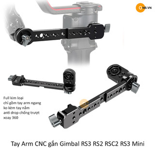 Thanh arm cnc gắn gimbal rs3 rs2 rsc2 rs3 mini