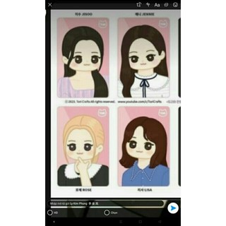 card BLACKPINK 💗( tự vẽ )💗