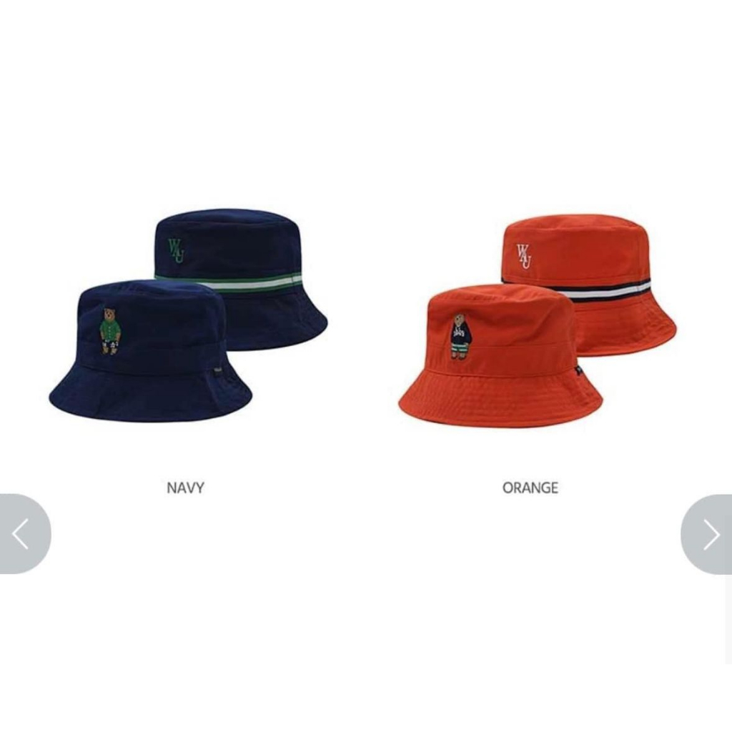 Mũ bucket vành tròn WHO.A.U WHACD2432A họa tiết hai mặt có thể gấp gọn sợi cao cấp sale 92% [Gom Sale -