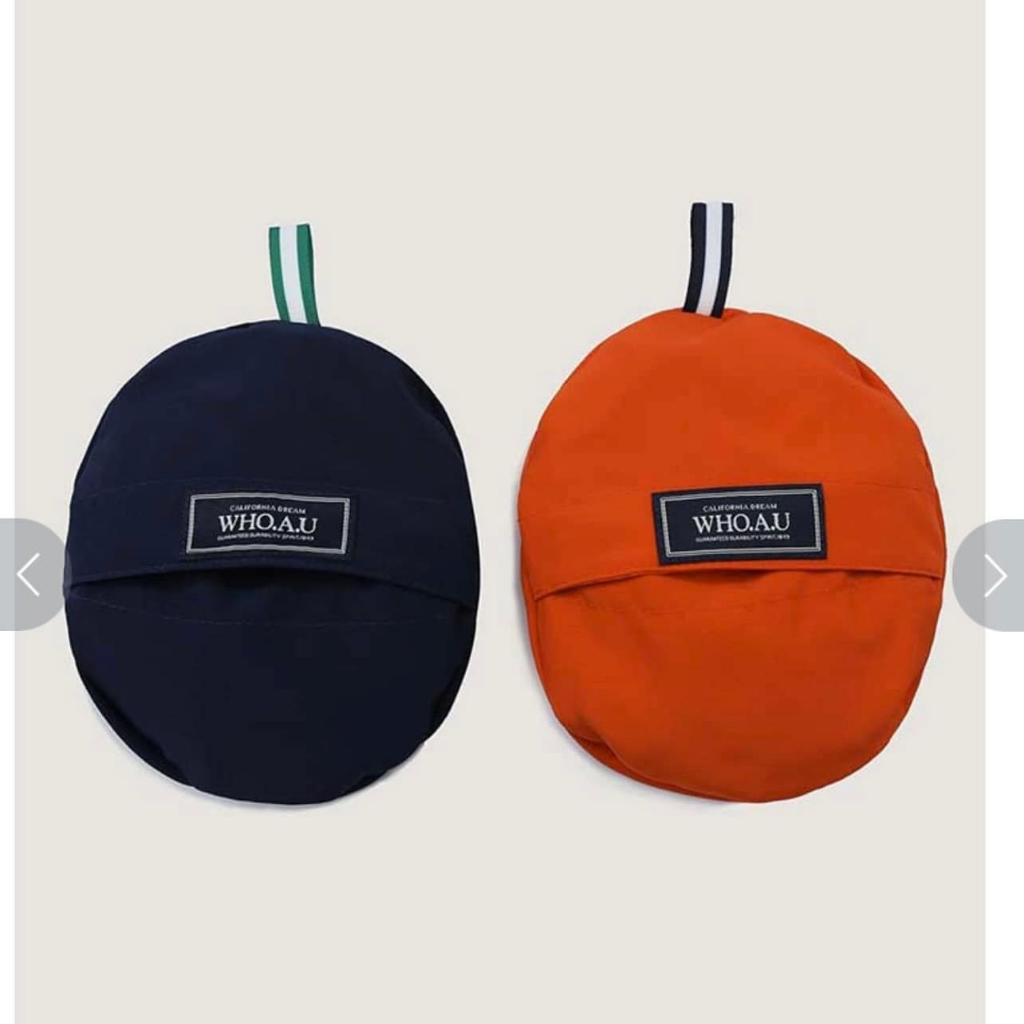 Mũ bucket vành tròn WHO.A.U WHACD2432A họa tiết hai mặt có thể gấp gọn sợi cao cấp sale 92% [Gom Sale -