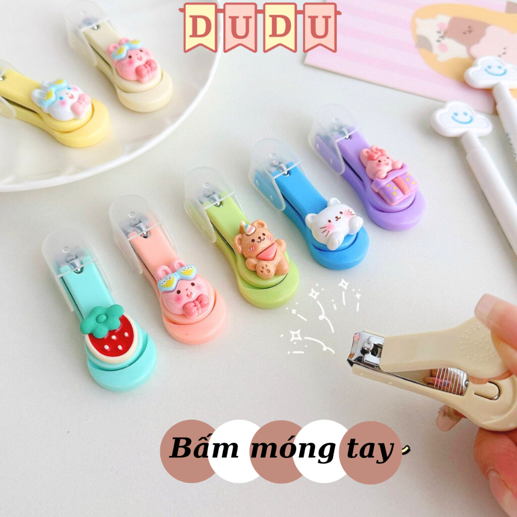 Bấm Móng Tay Đính Hình Ngộ Nghĩnh