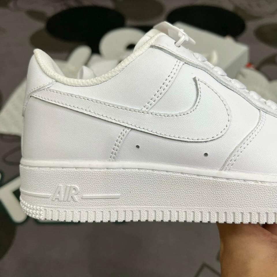 Giày_Nike Air Force 1 Trắng Nam Nữ Bản Cao Cấp Đế Air,Giày AF1 All White Size 36-43 Hàng Đẹp Full Box Bill