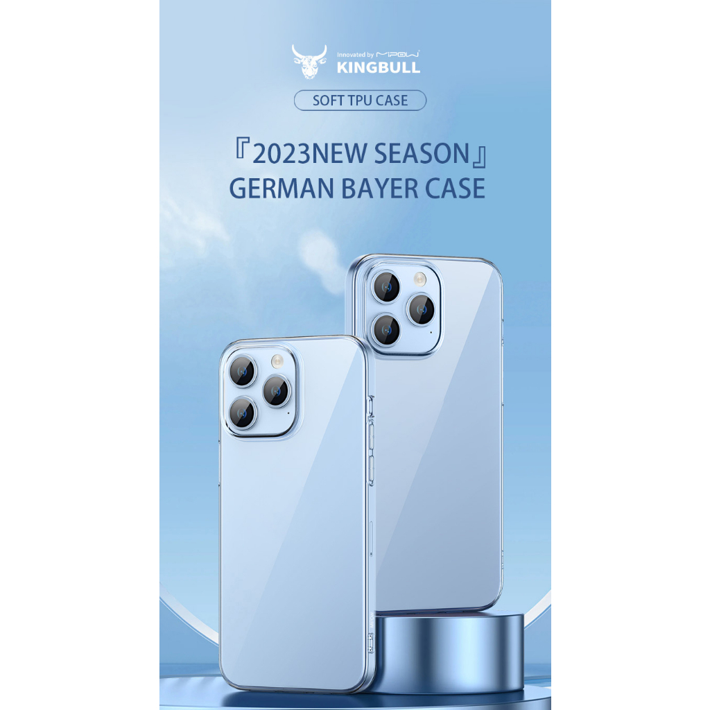 Ốp Lưng MIPOW SILICON TPU SOFT TRANSPARENT 15 15 Plus 15 Pro 15 Promax