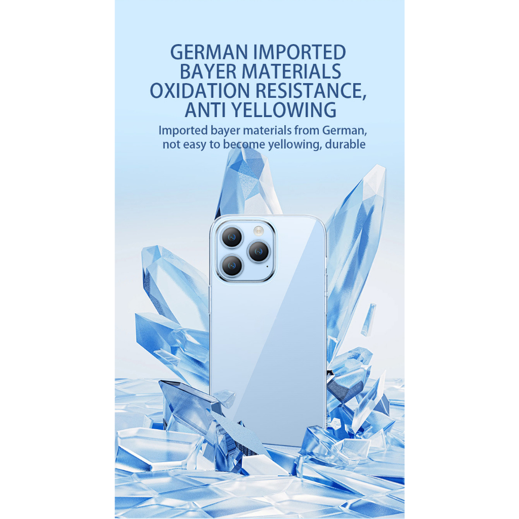 Ốp Lưng MIPOW SILICON TPU SOFT TRANSPARENT 15 15 Plus 15 Pro 15 Promax