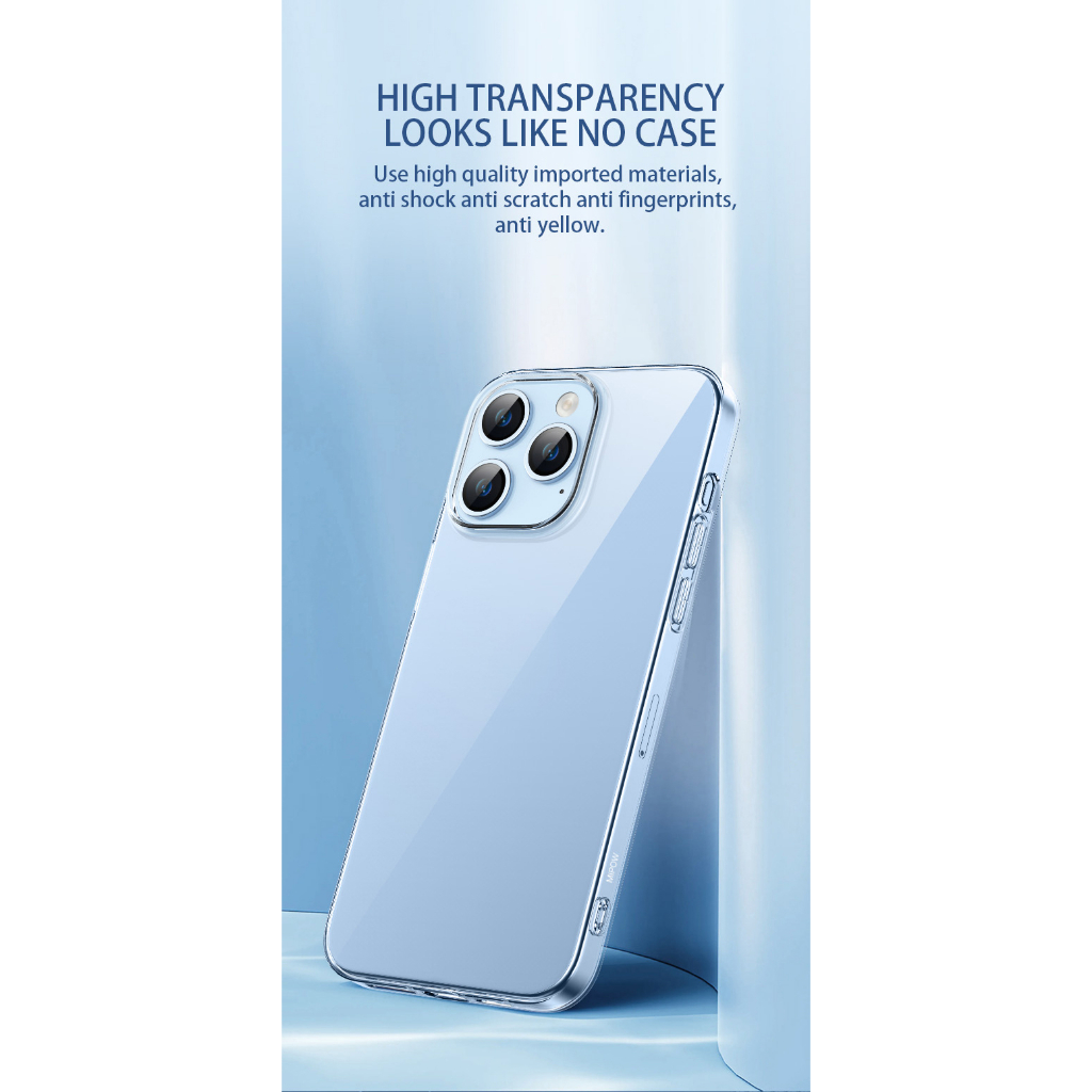 Ốp Lưng MIPOW SILICON TPU SOFT TRANSPARENT 15 15 Plus 15 Pro 15 Promax