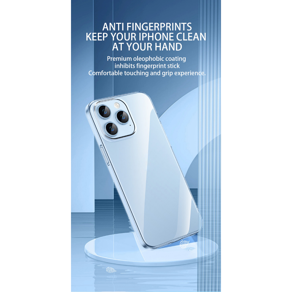 Ốp Lưng MIPOW SILICON TPU SOFT TRANSPARENT 15 15 Plus 15 Pro 15 Promax