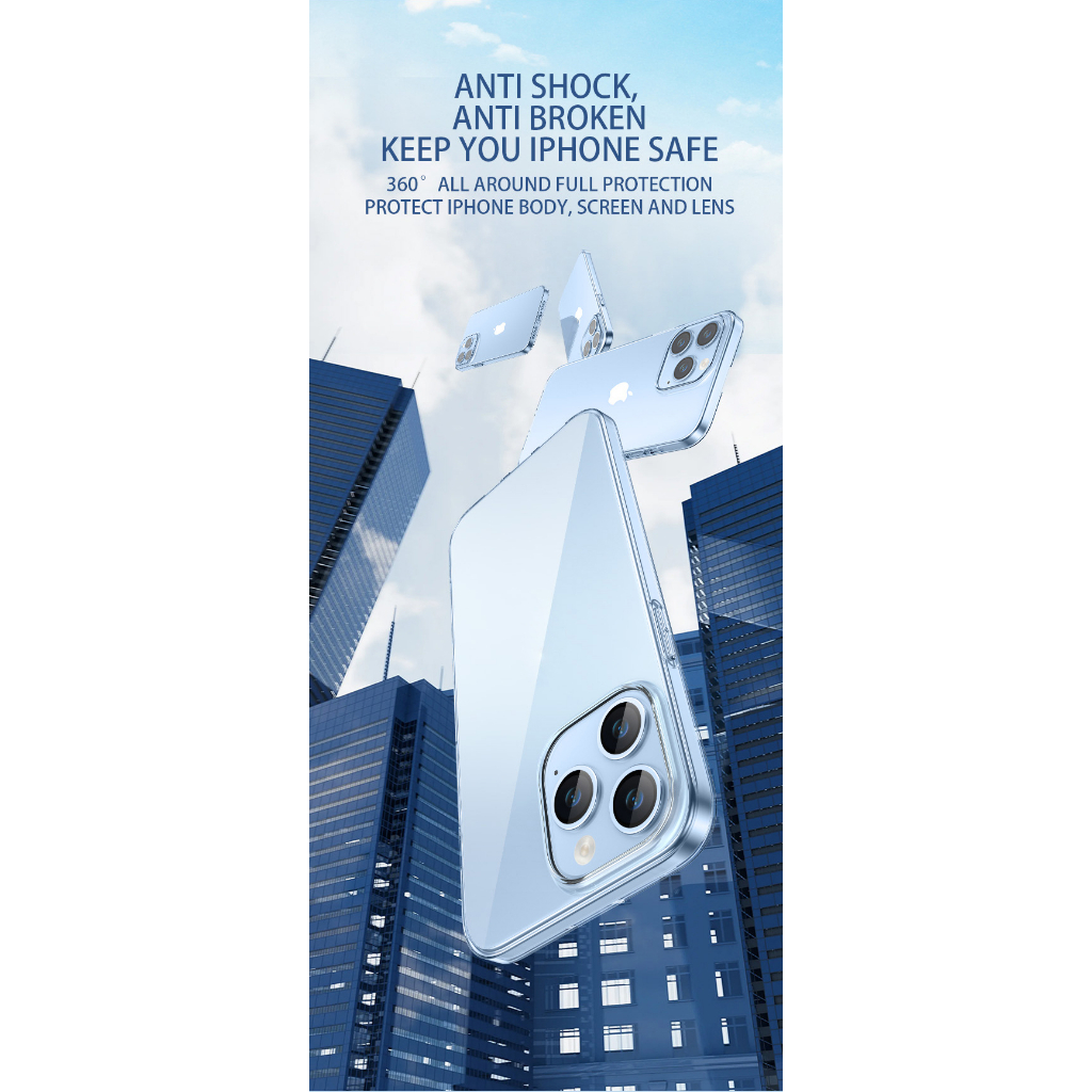 Ốp Lưng MIPOW SILICON TPU SOFT TRANSPARENT 15 15 Plus 15 Pro 15 Promax