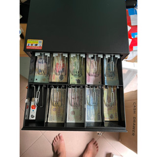 Két Tiền Thu Ngân Tự Động (Size M) - Ngăn Kéo Đựng Tiền Siêu Thị két CHUẨN vừa tất cả mệnh giá