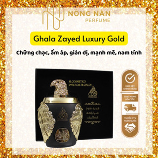 [ Full Seal ] Nước hoa nam Ghala Zayed Luxury Gold - Nước hoa Dubai Lưu hương lâu Đại bàng gold | Nồng Nàn Perfume
