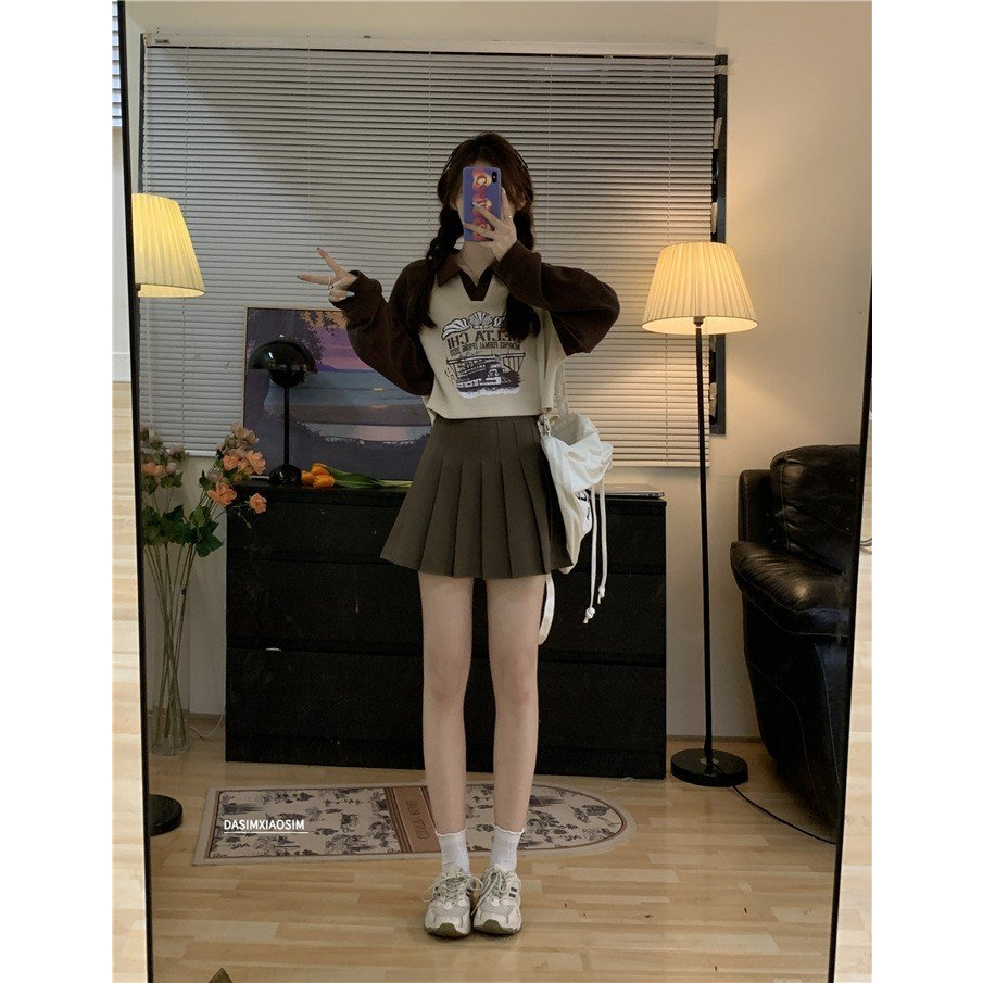 Áo polo croptop Denta Chi, áo kiểu nữ form rộng khoe eo phong cách Hàn Quốc ulzzang sexy bánh bèo COLLAR