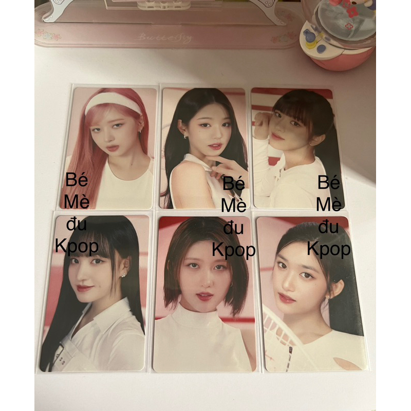 Photocard bo góc chính hãng nhóm nhạc Kpop Ive WAVE