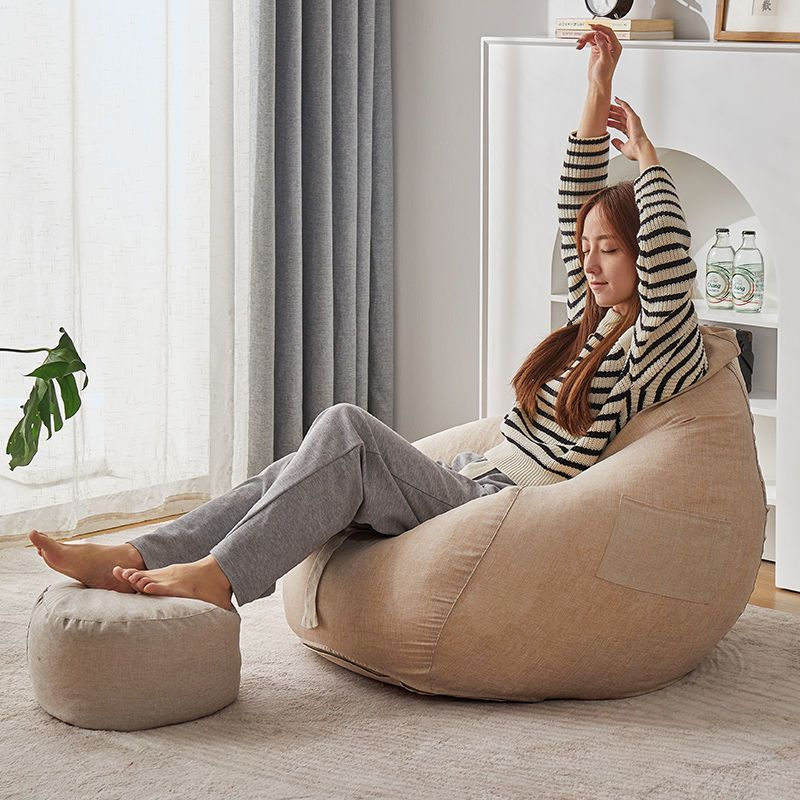 Ghế sofa lười hạt xốp hình túi đậu nhẹ nhàng thỏa mái có tác dụng massage