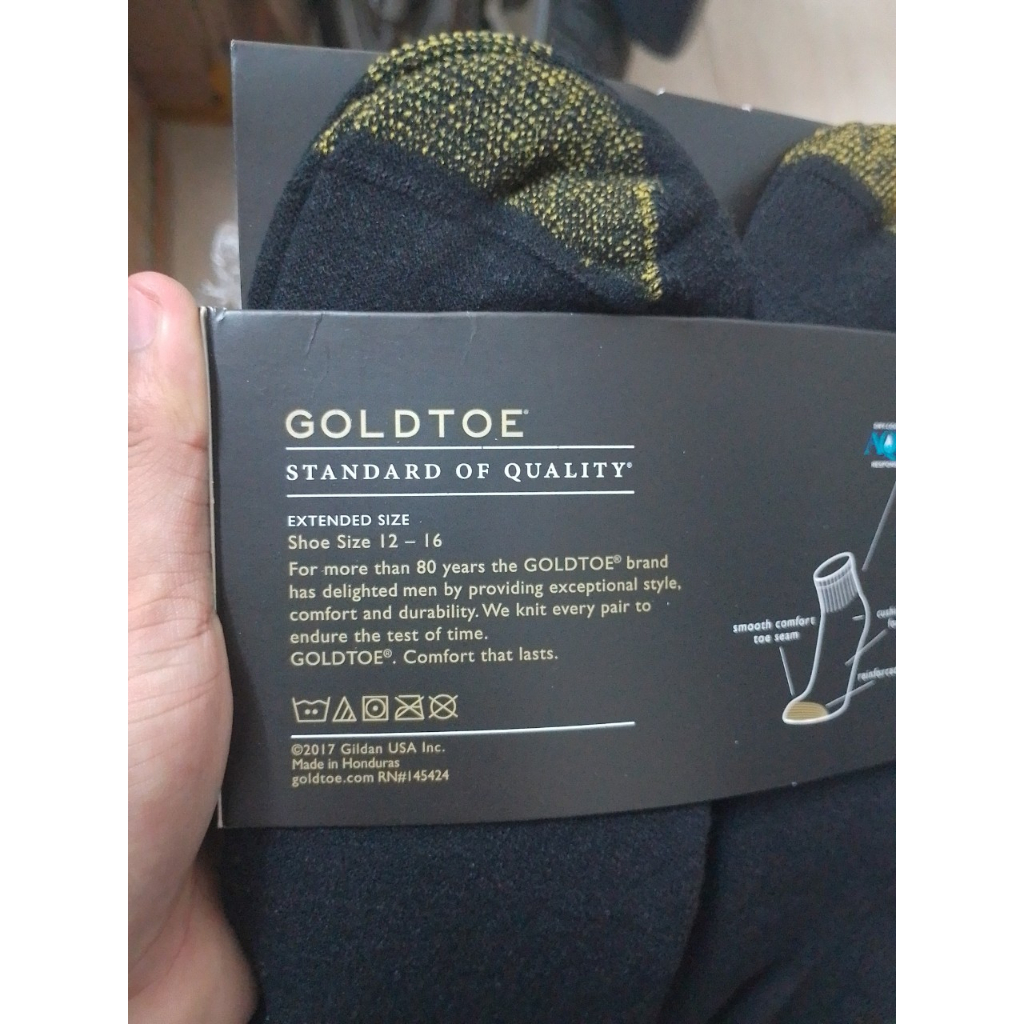 Tất Vớ big size, hàng xịn Mỹ, thương hiệu GOLDTOE Men's , big size 46-51