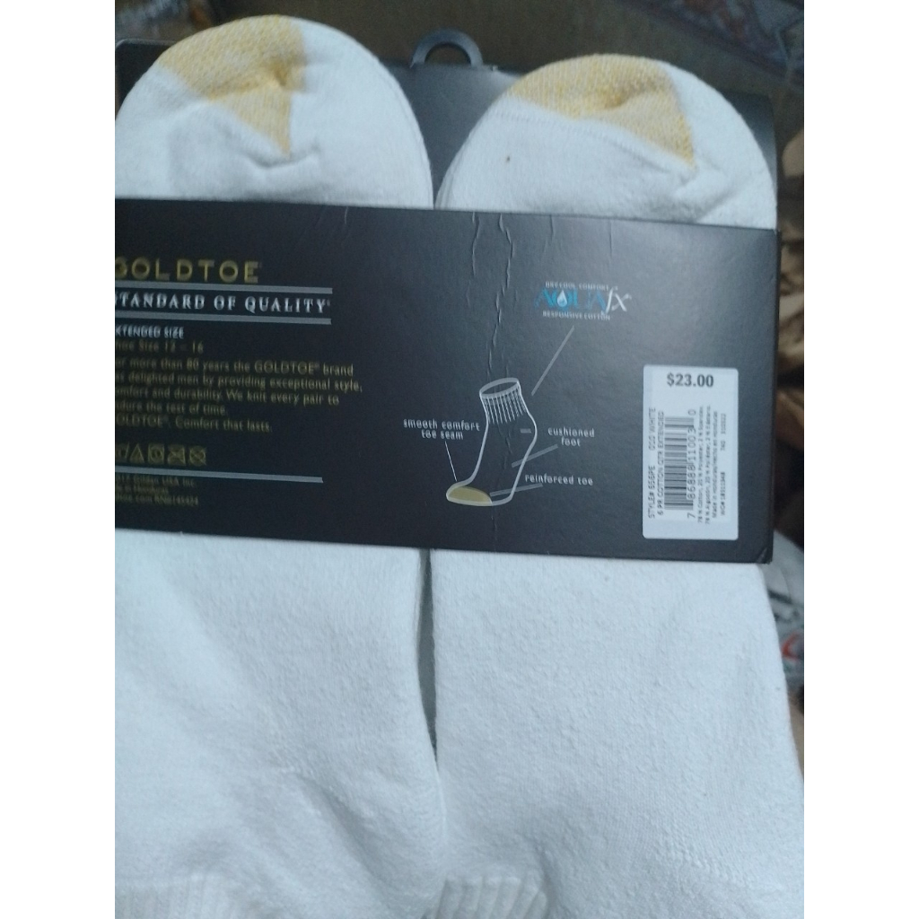 Tất Vớ big size, hàng xịn Mỹ, thương hiệu GOLDTOE Men's , big size 46-51