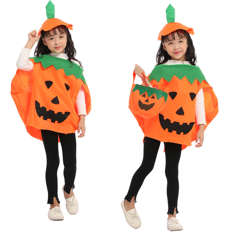Bộ Trang Phục Hóa Trang Halloween Hình Quả Bí Ngô Kèm Nón cho bé Fullbaby