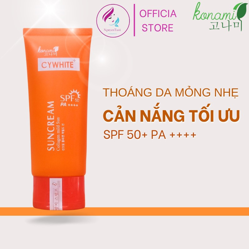 Kem chống nắng Cywhite SunCream  Collagen Mild Sun SPF 50 Pa++++ 100ml