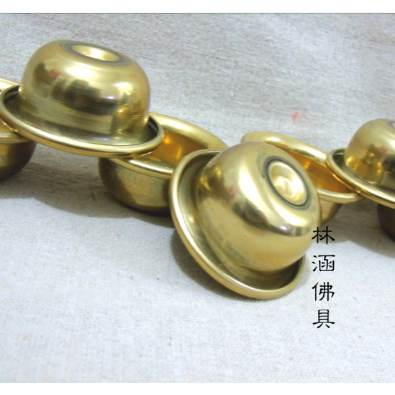Chén đồng cúng nước siêu mini 5cm - Pháp khí Mật tông - Phật giáo Tây Tạng