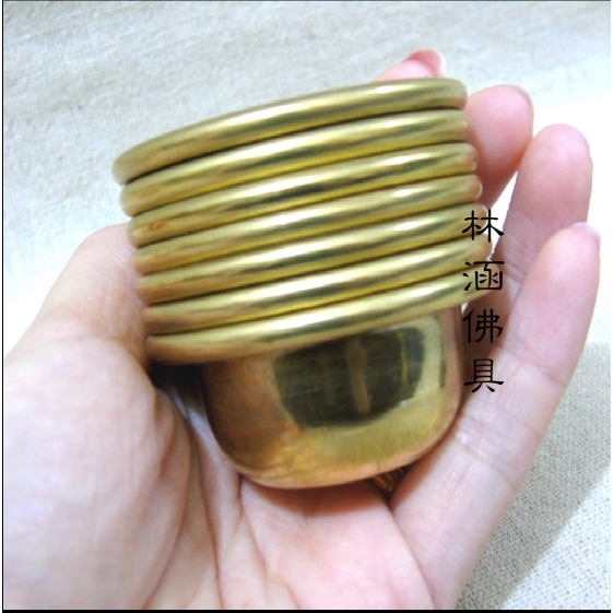Chén đồng cúng nước siêu mini 5cm - Pháp khí Mật tông - Phật giáo Tây Tạng