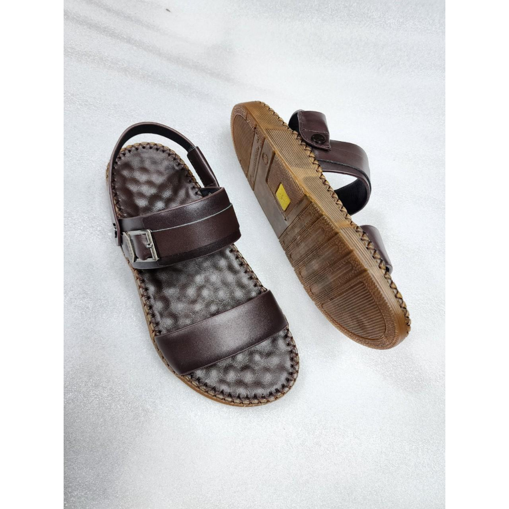 DÉP NAM QUAI HẬU DA BÒ THẬT CAO CẤP CH1-KHÓA