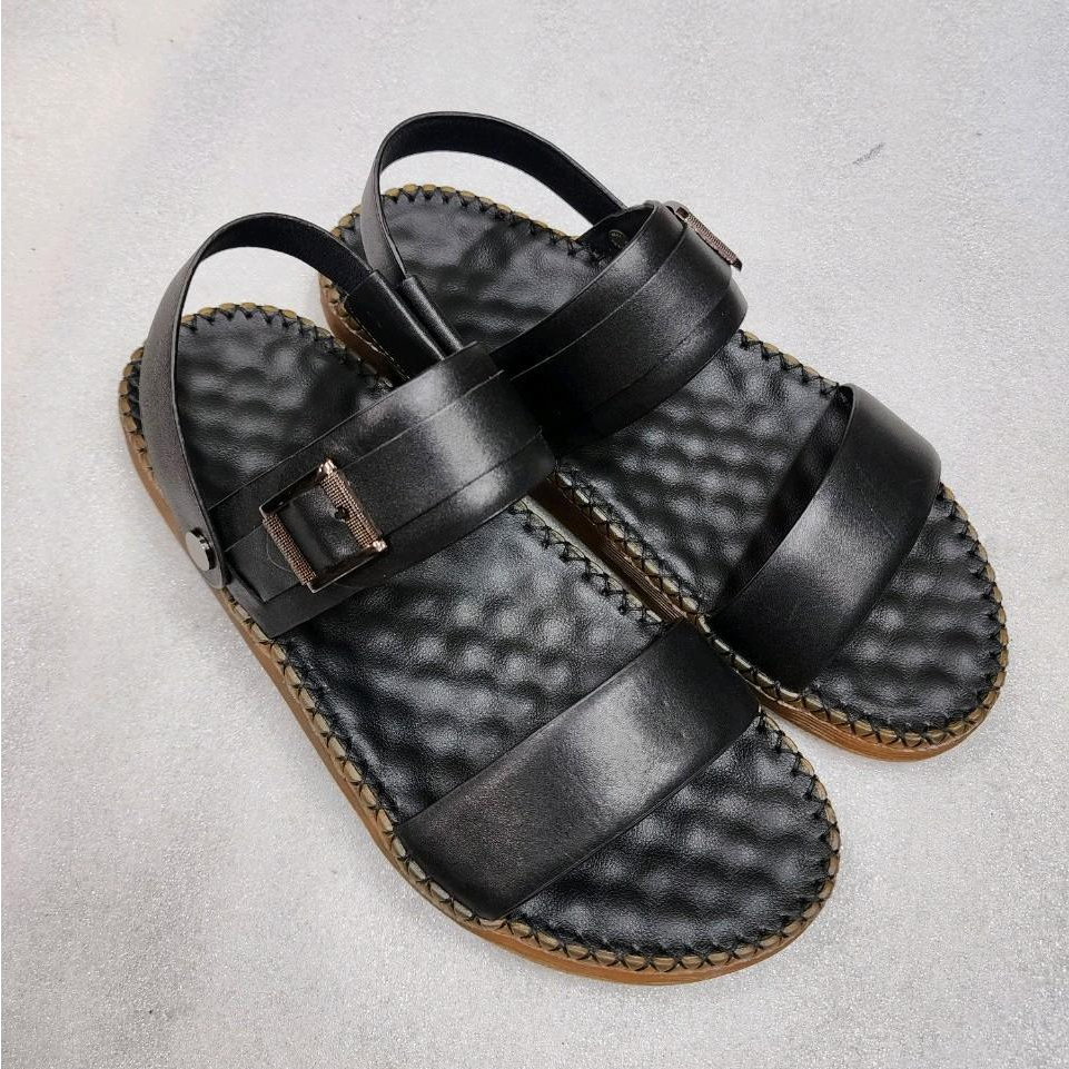 DÉP NAM QUAI HẬU DA BÒ THẬT CAO CẤP CH1-KHÓA