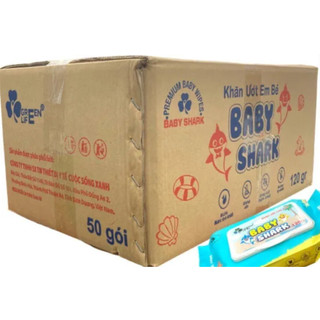 Khăn ướt cho bé Baby Shark(Gói 120gr)