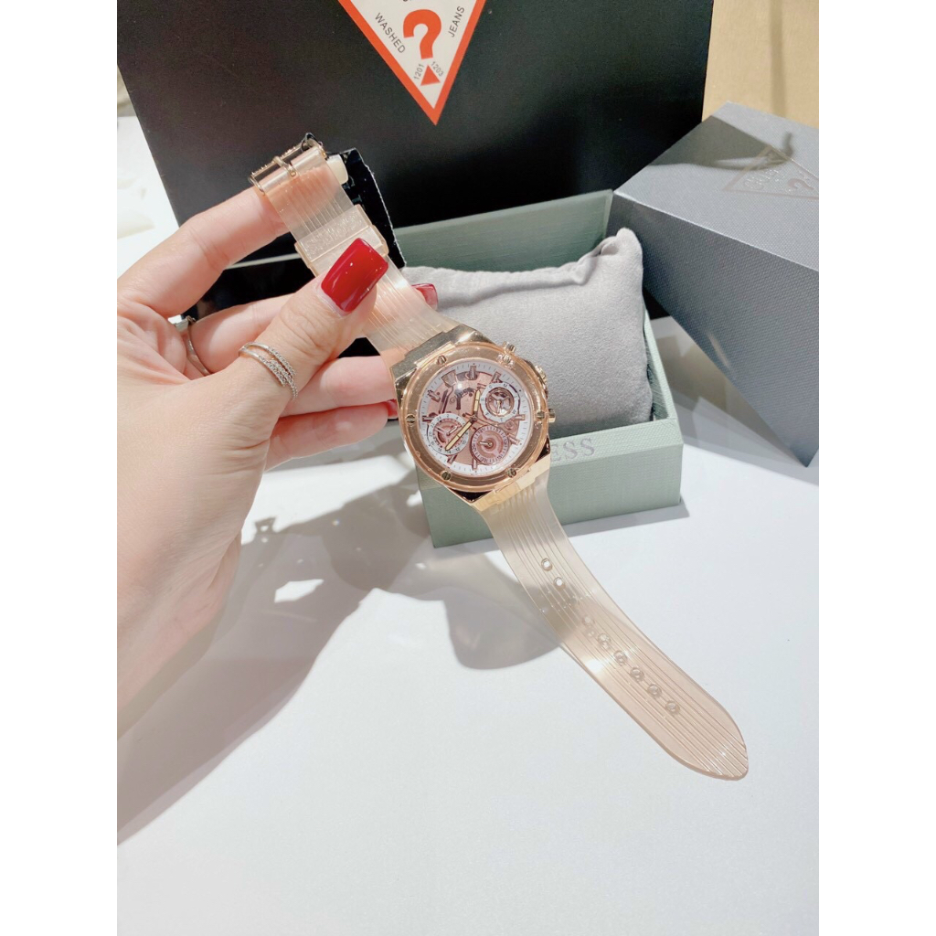 Đồng hồ nữ Guess GW0409L1 - GW0409L3 Eco-Friendly Watch 39mm, Authentic, Full box, Luxury Diamond Wa