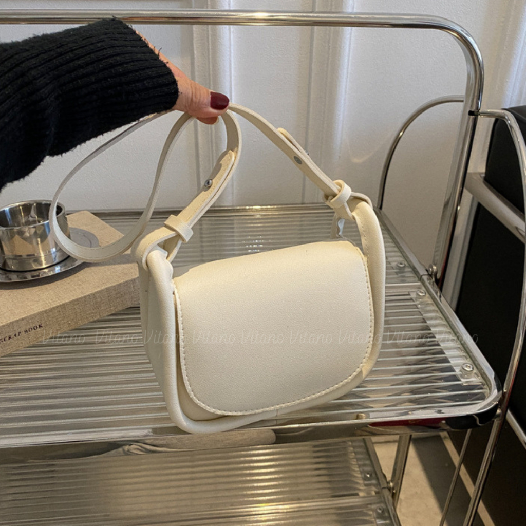 Túi đeo chéo Vitano túi xách nữ thời trang công sở màu trơn đi làm đi chơi TX13