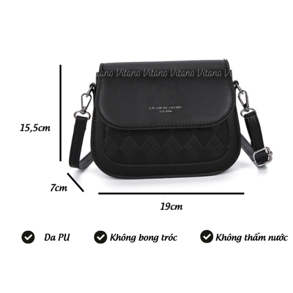 Túi xách nữ đeo vai đeo chéo xinh xắn Vitano TX44
