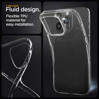 Ốp Lưng Spigen Dành Cho iPhone 15 Pro Max / iPhone 15 Pro / iPhone 15 Plus / iPhone 15, SPIGEN LIQUID CRYSTAL CLEAR